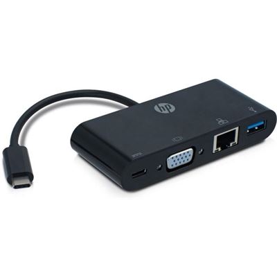 HP USB C to VGA/USB C/USB A/LAN (38773)