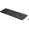 20C2 - HP 230 Wireless Mouse & Keyboard Combo (Jet Black) Wireless Left facing with USB (Left facing/Jet Black)