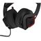 18C2 - OMEN by HP Gaming Flagship Headset - left facing (Close up of control panel/Black, Red)