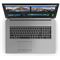 HP ZBook 17 G5 Mobile Workstation (Top view open/Turbo Silver)