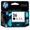 HP 26 Inkjet Print Cartridges (Center facing)