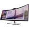 HP S430c 43.4" Curved Ultrawide Monitor (Left facing)
