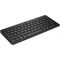 22C2 HP 350 Compact Multi-Device Bluetooth Keyboard Front Right (Right facing/Jack Black)