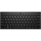 HP 350 Compact Multi-Device Bluetooth Keyboard Top (Center facing/Jack Black)