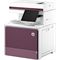 HP Color LaserJet Enterprise MFP 6800 - DN Transactional - AuroraPurple Catalog WhiteBG FrontLeft (Left facing/Aurora Purple)