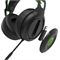 HP Pavilion Gaming Wireless Headset (Acid Green) w/ dongle, Left facing (Detail view)