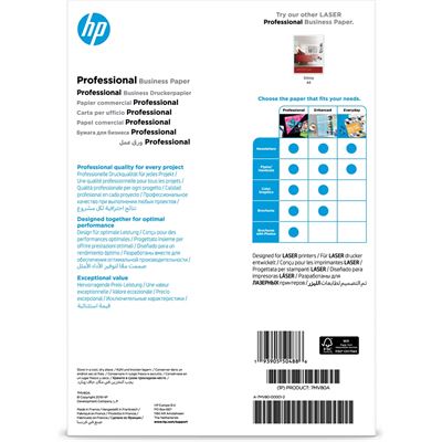HP Professional Laser Matte FSC Paper 200 gsm-150 sht/A4/210 (7MV80A)