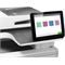 HP Color LaserJet Enterprise MFP M578f (Close up of control panel/white)