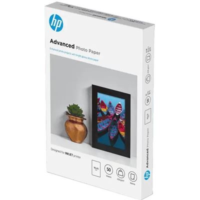 HP Advanced Photo Paper 10X15 GLS 25 Sheets (9RR50A)