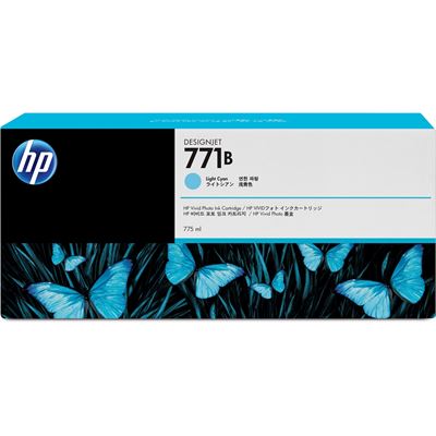 HP 771B 775-ml Light Cyan Designjet Ink Cartridge (B6Y04A)