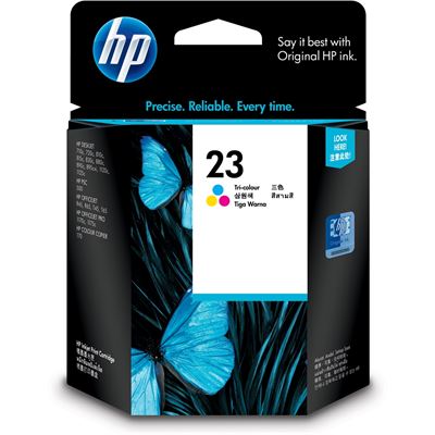 HP 23 Tri-color Inkjet Print Cartridge (C1823D)