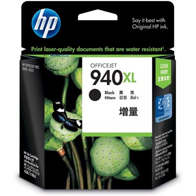 HP 940XL Black Officejet Ink Cartridge (C4906AA)