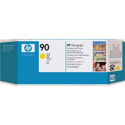 HP 90 Yellow Printhead and Printhead Cleaner (C5057A)