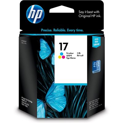 HP 17 Tri-color Inkjet Print Cartridge (C6625A)