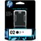 HP 02 Black Ink Cartridge (Center facing)