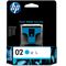HP 02 Cyan Ink Cartridge (Center facing)