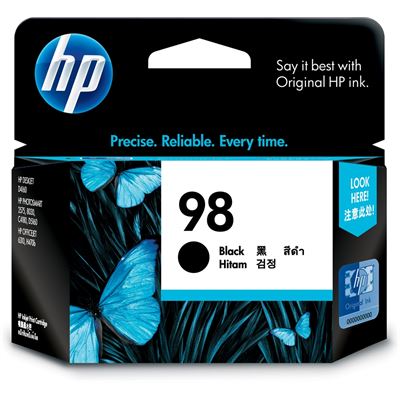 HP 98 Black Inkjet Print Cartridge (C9364WA)