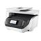 HP OfficeJet Pro 8730 All-in-One (White), Left facing, no output (Left facing)