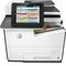HP PageWide Enterprise Color MFP 586f printer, PageWide Technology, automatic duplexing, center view (Center facing)