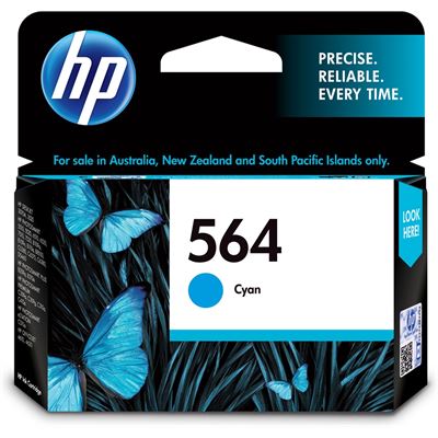 HP 564 Cyan Original Ink Cartridge (CB318WA)