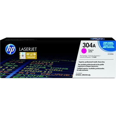 HP 304A Magenta LaserJet Toner Cartridge (CC533A)