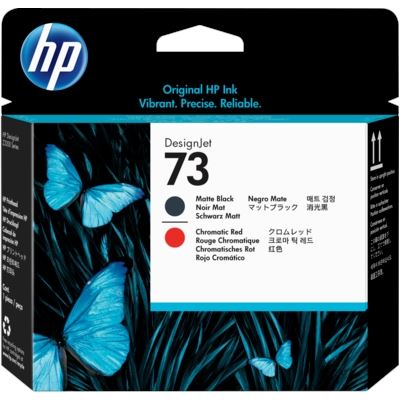 HP 73 Matte Black and Chromatic Red Printhead (CD949A)