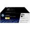 HP 85A Blk Dual Pack LJ Toner Cartridge (with authenticity sticker) (Center facing)