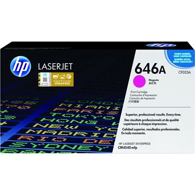 HP 646A Magenta LaserJet Toner Cartridge (CF033A)