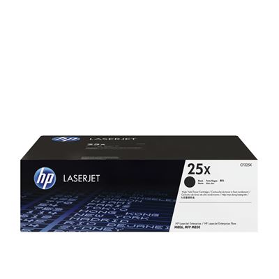 HP 25X High Yield Black Original LaserJet Toner Cartridge (CF325X)