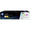 HP 126A CYM Tri-Pack LJ Toner Cartridge (with authenticity sticker) (Center facing)