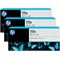 HP 771B 3-pack 775-ml Light Cyan Designjet Ink Cartridges (Center facing)
