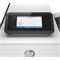 HP PageWide Pro 552dw Printer, Detailed view of LCD screen (Close up of control panel)