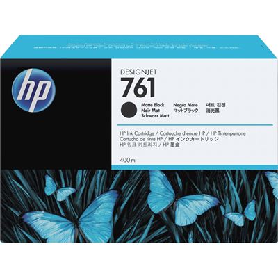 HP 761 400-ml Matte Black Designjet Ink Cartridge (CM991A)