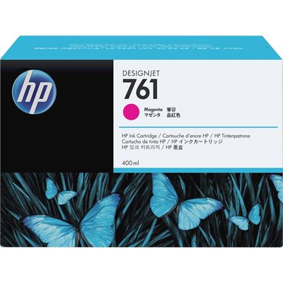 HP 761 400-ml Magenta Designjet Ink Cartridge (CM993A)