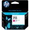HP 711 29-ml Magenta Ink Cartridge (Center facing)