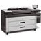 HP PageWide XL 4500 Printer series (Right facing screen closed)