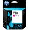 HP 728 40ml Magenta DesignJet Ink Cartridge (Center facing)