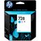 HP 728 40ml Cyan DesignJet Ink Cartridge (Center facing)