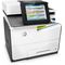 HP PageWide Enterprise Color MFP 586dn printer, PageWide Technology, automatic duplexing, right view (Right facing)