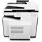 HP PageWide Enterprise Color MFP 586dn printer, PageWide Technology, automatic duplexing, rear view (Rear facing)