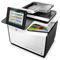 HP PageWide Enterprise Color MFP 586dn printer, PageWide Technology, automatic duplexing, hero high (Left facing)