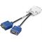 HP DMS-59 to Dual VGA Cable Kit (Left facing)