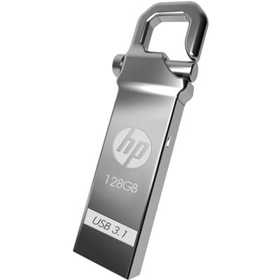 HP x750W 128GB USB3.1 Flash Drive. Ultra-compact, Clip (HPFD750W-128)