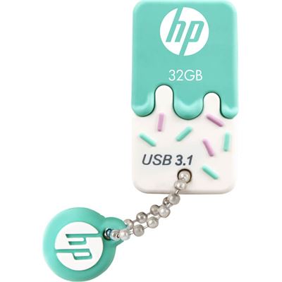 HP x778W 32GB USB3.1 Flash Drive. Rubber housing with a (HPFD778W-32)