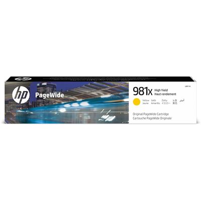 HP 981X YELLOW ORIGINAL PAGEWIDE CRTG (L0R11A)