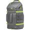 HP 15.6 Odyssey Grey/Lime Green Backpack (Front)