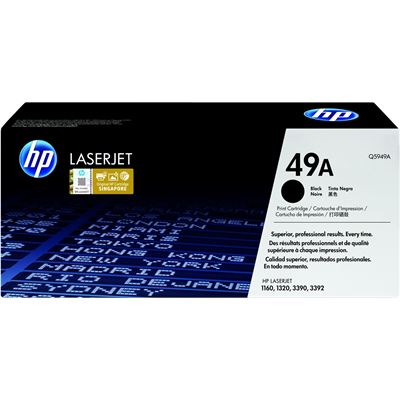 HP 49A Black LaserJet Toner Cartridge (Q5949A)