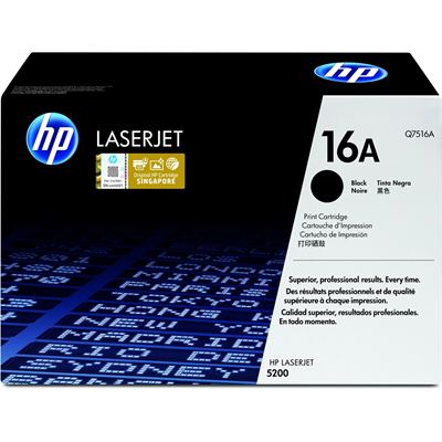 HP 16A Black LaserJet Toner Cartridge (Q7516A)