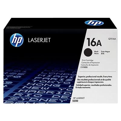 HP Q7516A Black Contract LaserJet Toner Cartridge (Q7516AC)