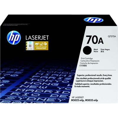 HP 70A Black LaserJet Toner Cartridge (Q7570A)